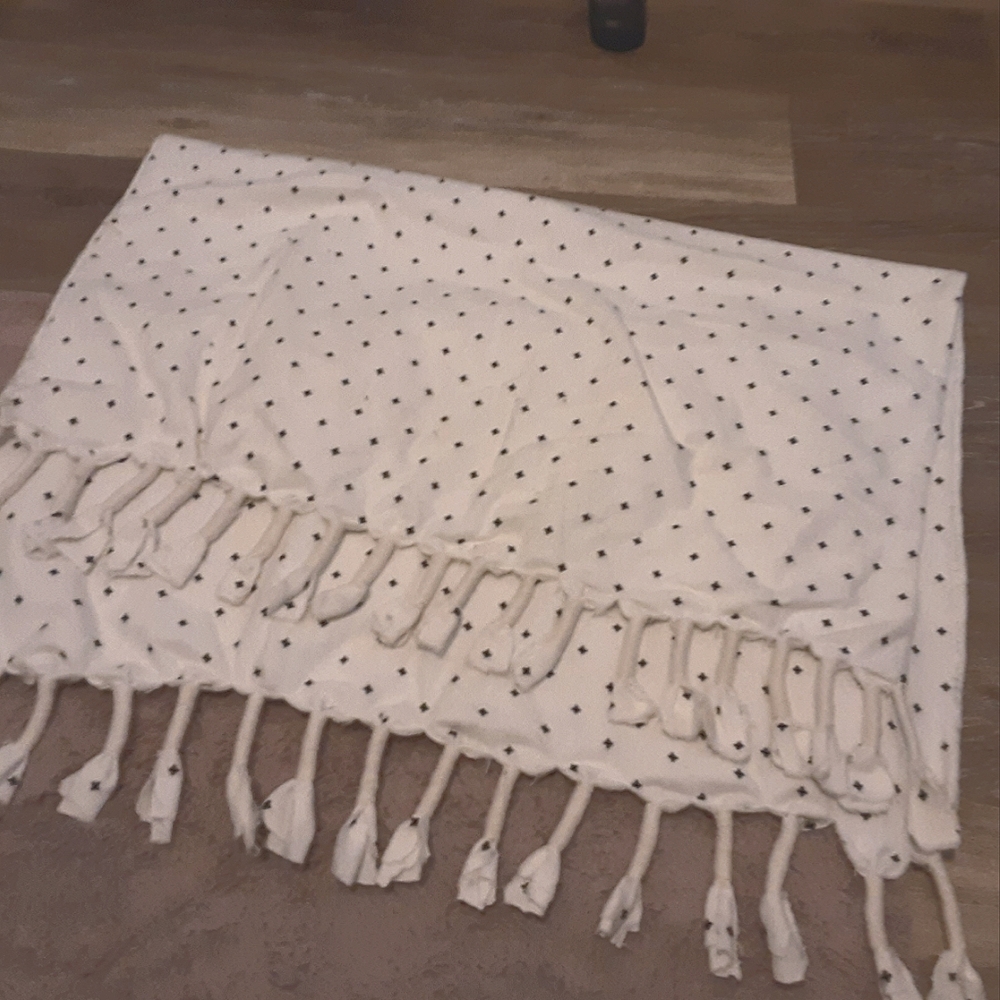 handmade 100% cotton newborn / nursery blanket
